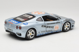 Ferrari 360 Modena Expert #1 Strieborný Bburago 1:18 3348-S1 Kov – obrázok 3 z 8