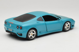 Ferrari 360 Modena Migros Limitovaná Edícia 333 ks Modrý Bburago 1:18 3358-G1 Kov – obrázok 3 z 8