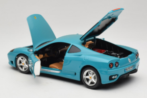 Ferrari 360 Modena Migros Limitovaná Edícia 333 ks Modrý Bburago 1:18 3358-G1 Kov – obrázok 5 z 8