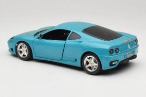 Ferrari 360 Modena Migros Limitovaná Edícia 333 ks Modrý Bburago 1:18 3358-G1 Kov – obrázok 7 z 8