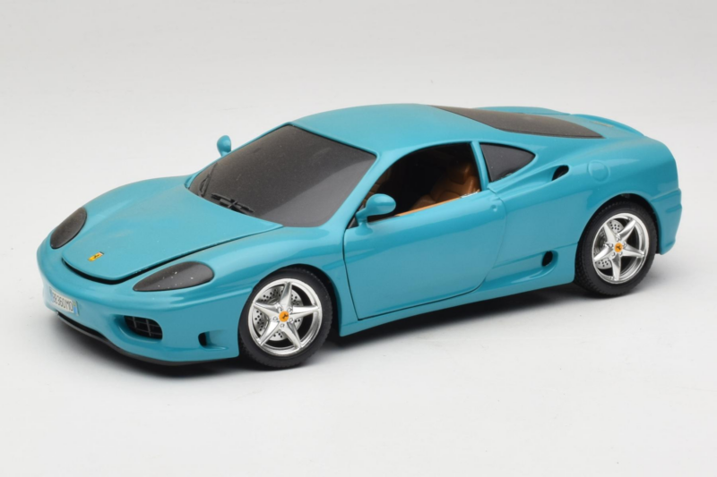 Ferrari 360 Modena Migros Limitovaná Edícia 333 ks Modrý Bburago 1:18 3358-G1 Kov