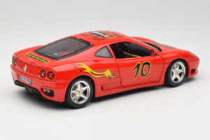 Ferrari 360 Modena #10 5 Jahre IG Bburago Červený Bburago 1:18 3358-P2 Kov – obrázok 3 z 8