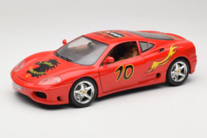 Ferrari 360 Modena #10 5 Jahre IG Bburago Červený Bburago 1:18 3358-P2 Kov