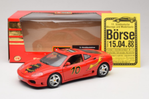 Ferrari 360 Modena #10 5 Jahre IG Bburago Červený Bburago 1:18 3358-P2 Kov – obrázok 8 z 8