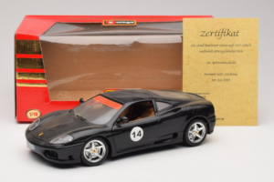 Ferrari 360 Modena #14 Čierny Limitovaná Edícia Bburago 1:18 3368-B1 Kov – obrázok 8 z 8