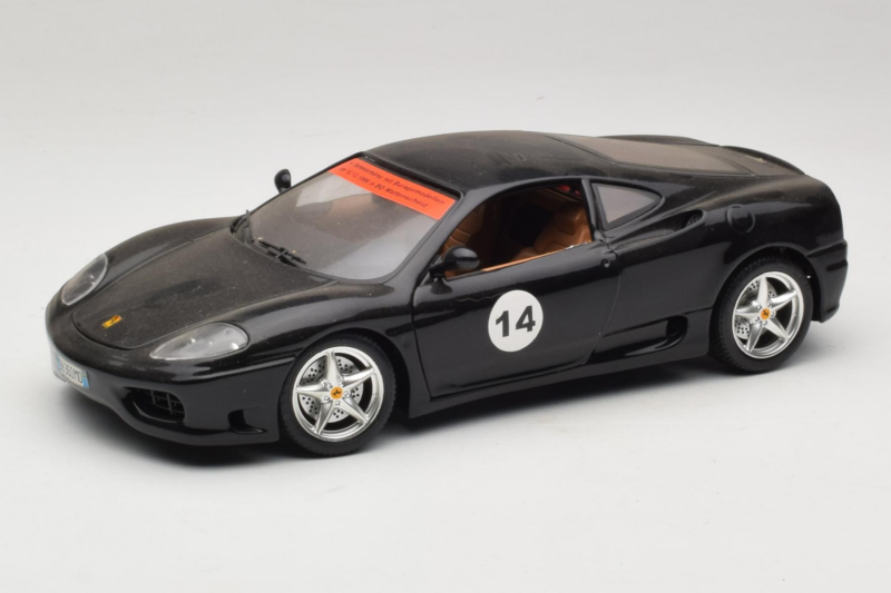 Ferrari 360 Modena #14 Čierny Limitovaná Edícia Bburago 1:18 3368-B1 Kov
