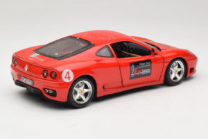 Ferrari 360 Modena Bevro International #4 Limitovaná Edícia 111 ks Červený Bburago 1:18 3358-P1 Kov – obrázok 3 z 8