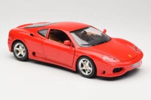 Ferrari 360 Modena Červený Bburago 1:18 3358 Kov – obrázok 6 z 8