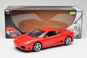 Ferrari 360 Modena Červený Hot Wheels 1:18 25736 Kov – obrázok 8 z 8