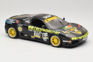 Ferrari 360 Modena Rentabel #314 Gagliardi Čierny Bburago 1:18 3378-B1 Kov – obrázok 6 z 8