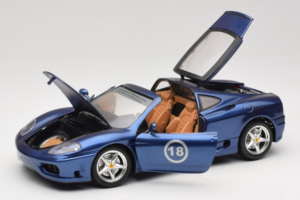 Ferrari 360 Modena Targa Limitovaná Edícia 333 ks Fialový Metalíza Bburago 1:18 3348-F1 Kov – obrázok 2 z 8