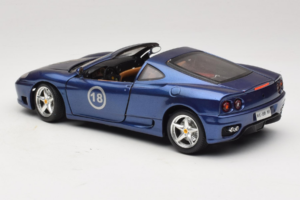 Ferrari 360 Modena Targa Limitovaná Edícia 333 ks Fialový Metalíza Bburago 1:18 3348-F1 Kov – obrázok 7 z 8