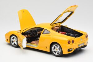 Ferrari 360 Modena Žltý Bburago 1:18 3368 Kov – obrázok 5 z 8