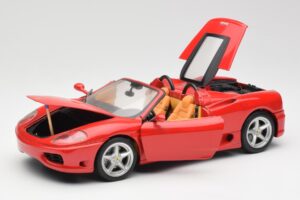 Ferrari 360 Spider Červený Hot Wheels 1:18 FER129 Kov – obrázok 2 z 8