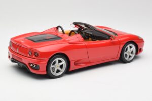 Ferrari 360 Spider Červený Hot Wheels 1:18 FER129 Kov – obrázok 3 z 8