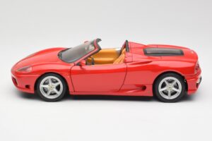 Ferrari 360 Spider Červený Hot Wheels 1:18 FER129 Kov – obrázok 4 z 8