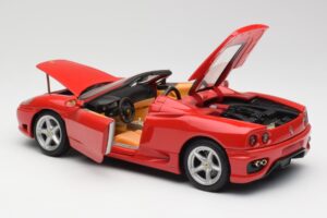 Ferrari 360 Spider Červený Hot Wheels 1:18 FER129 Kov – obrázok 5 z 8