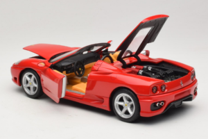 Ferrari 360 Spider Červený Hot Wheels 1:18 27774-M1 Kov – obrázok 5 z 8