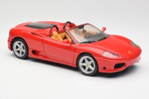 Ferrari 360 Spider Červený Hot Wheels 1:18 FER129 Kov – obrázok 6 z 8