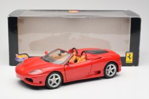 Ferrari 360 Spider Červený Hot Wheels 1:18 FER129 Kov – obrázok 8 z 8