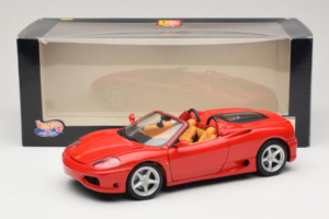 Ferrari 360 Spider Červený Hot Wheels 1:18 27774-M1 Kov – obrázok 8 z 8