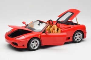 Ferrari 360 Spider Červený Hot Wheels 1:18 57310 Kov – obrázok 2 z 8