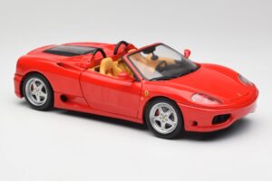Ferrari 360 Spider Červený Hot Wheels 1:18 57310 Kov – obrázok 6 z 8