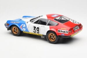 Ferrari 365 GTB/4 #39 J-C. Andruet / Lena 24 Hours of Le Mans 1972 Kyosho 1:18 08164E Kov – obrázok 7 z 8
