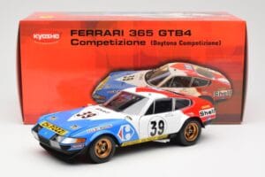 Ferrari 365 GTB/4 #39 J-C. Andruet / Lena 24 Hours of Le Mans 1972 Kyosho 1:18 08164E Kov – obrázok 8 z 8