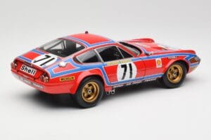 Ferrari 365 GTB4 Competizione #71 24 Hours of Le Mans 1974 Kyosho 1:18 08164A Kov – obrázok 3 z 8