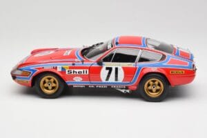 Ferrari 365 GTB4 Competizione #71 24 Hours of Le Mans 1974 Kyosho 1:18 08164A Kov – obrázok 4 z 8