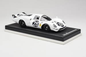 Ferrari 365 P2 #28 M. Gregory / J. Schlesser NART 24 Hours of Daytona 1967 Biely AB Models 1:18 REMC019 Živica – obrázok 4 z 6