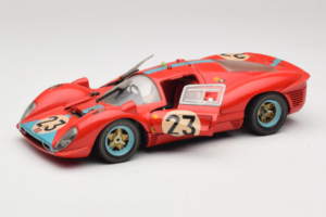 Ferrari 412P #23 W. Mairesse / J. Beurlys Le Mans 1967 Červený Revell 1:18 48826 Kov – obrázok 2 z 8