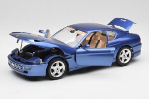 Ferrari 456 GT Blu Pozzi Bburago 1:18 3036-M3 Kov – obrázok 2 z 8