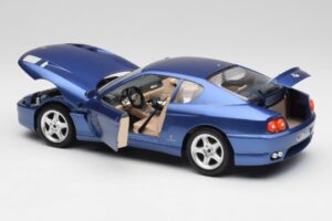 Ferrari 456 GT Blu Pozzi Bburago 1:18 3036-M3 Kov – obrázok 5 z 8