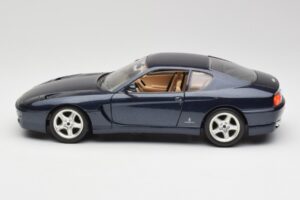 Ferrari 456 GT Modrý Bburago 1:18 3036 Kov – obrázok 3 z 8