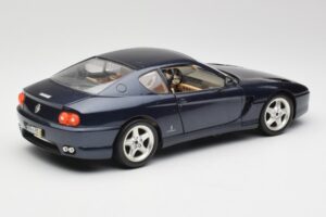 Ferrari 456 GT Modrý Bburago 1:18 3036 Kov – obrázok 5 z 8
