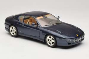 Ferrari 456 GT Modrý Bburago 1:18 3036-B1 Kov – obrázok 6 z 8