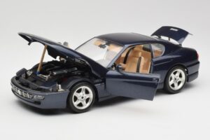 Ferrari 456 GT Modrý Bburago 1:18 3036 Kov – obrázok 8 z 8
