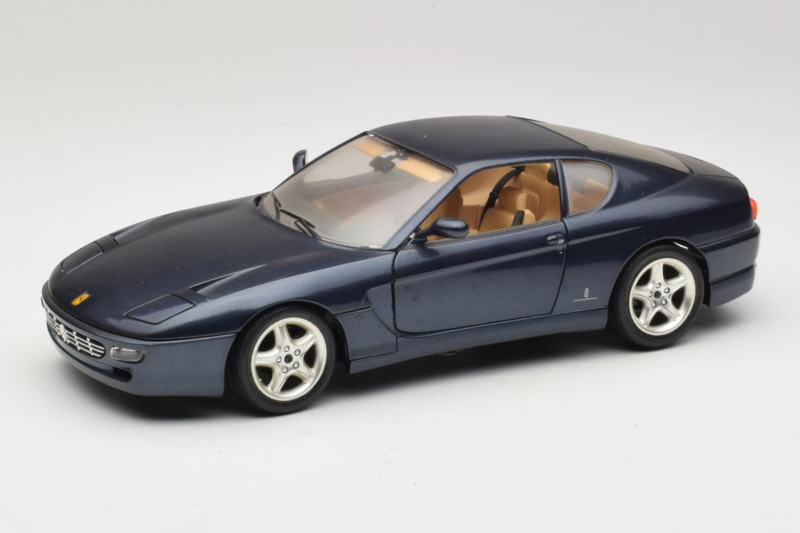 Ferrari 456 GT Modrý Bburago 1:18 3036-B1 Kov