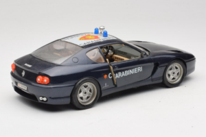 Ferrari 456 GT Carabinieri Čierny Bburago 1:18 3036-B3 Kov – obrázok 3 z 8