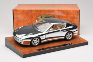 Ferrari 456 GT Chrome Silver Bburago 1:18 3746-R1 Kov – obrázok 8 z 8