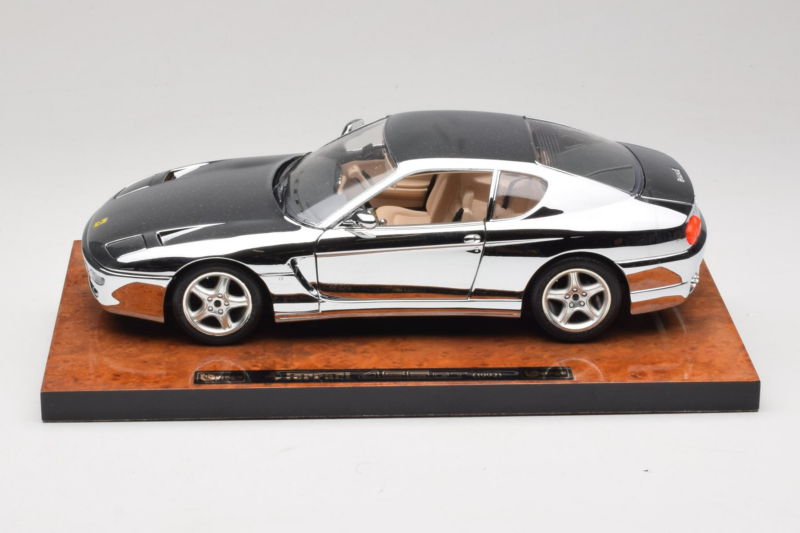 Ferrari 456 GT Chrome Silver Bburago 1:18 3746-R1 Kov