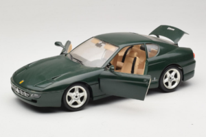 Ferrari 456 GT Tmavozelený Bburago 1:18 3046-GR1 Kov – obrázok 2 z 8