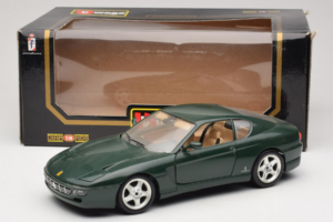 Ferrari 456 GT Tmavozelený Bburago 1:18 3046-GR1 Kov – obrázok 8 z 8