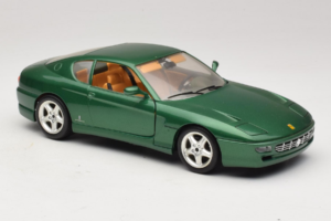 Ferrari 456 GT Zelený Metalíza Bburago 1:18 3036-GR1 Kov – obrázok 6 z 8