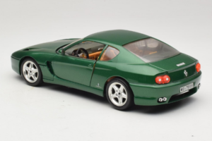 Ferrari 456 GT Zelený Metalíza Bburago 1:18 3036-GR1 Kov – obrázok 7 z 8