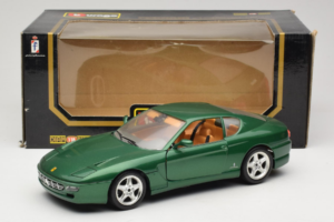 Ferrari 456 GT Zelený Metalíza Bburago 1:18 3036-GR1 Kov – obrázok 8 z 8