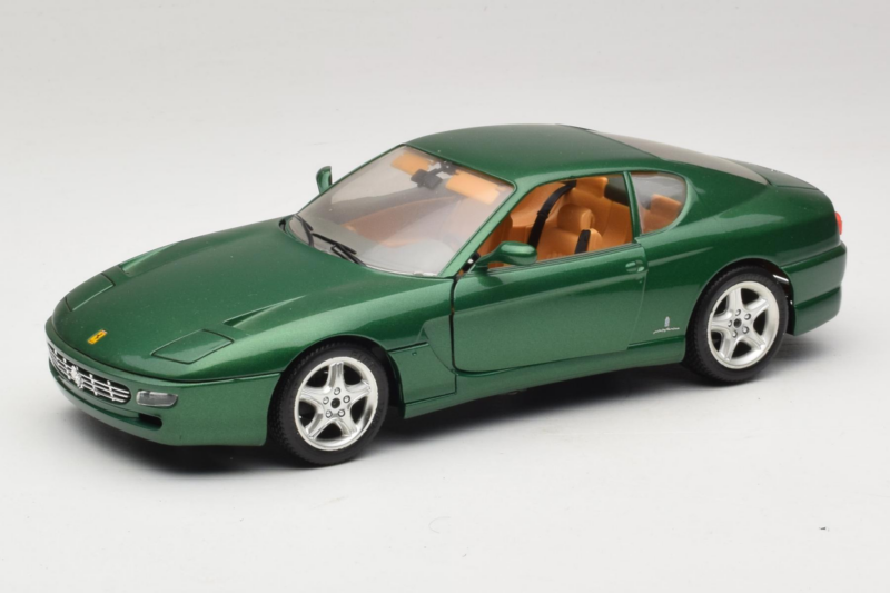 Ferrari 456 GT Zelený Metalíza Bburago 1:18 3036-GR1 Kov