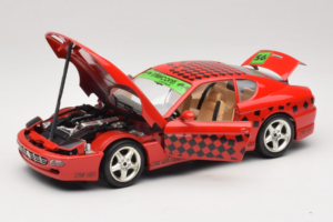 Ferrari 456 GT Interconti Car HiFi Červený Bburago 1:18 3036-D Kov – obrázok 2 z 8